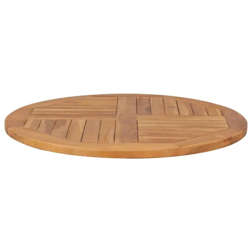 Stolna ploča od masivne tikovine okrugla 2,5 cm 80 cm - 80 x 80 cm Okruglo Cijena