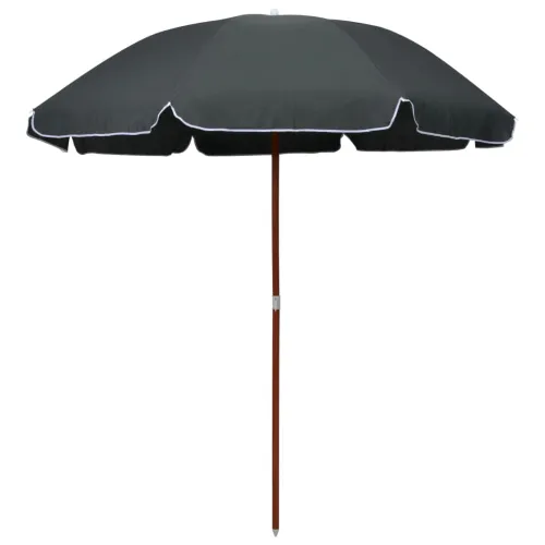 Vrtni suncobran s čeličnim stupom 240 cm antracit - Antracit 240 cm 1 Cijena