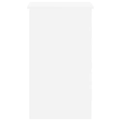 Radni stol bijeli 90 x 45 x 76 cm konstruirano drvo - Bijela Bijela Cijena