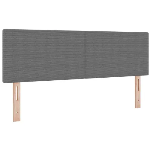 LED Box Spring Krevet Svijetlo siva i bijela. 140 x 190 cm - Svjetlosiva 140 x 190 cm Nizak uzglavlju Cijena