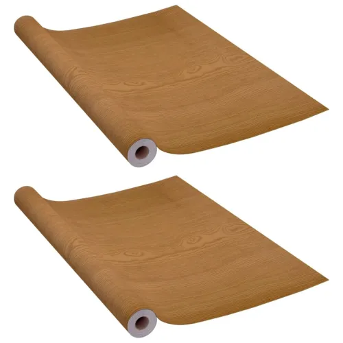 Samoljepljive folije za vrata 2 kom svijetli hrast 210x90 cm PVC - Boja hrasta 2 Cijena