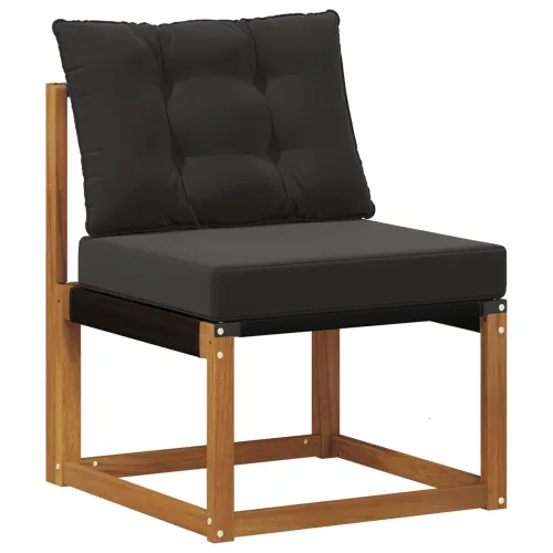Set vanjskih sofa 3 kom. Prirodna i crna - Prirodna i crno Zakrivljeni Cijena
