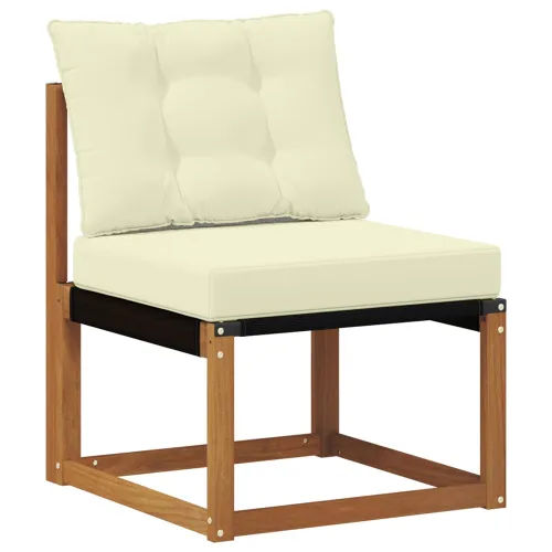 Set vanjskih sofa 3 kom. Prirodna i krem - Prirodna boja i krem Nagnuto Cijena
