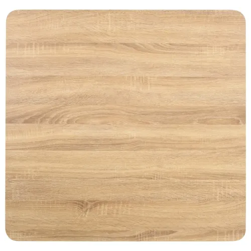Bistro stol svjetlosmeđi 80 x 80 cm MDF - svijetlo smeđa i bijela 80 x 80 x 75 cm 1 Cijena