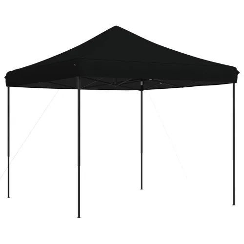 Šator za svadbe - šator za zabave 292 x 292 x 315 cm Crna Oxford tkanina - Crna Bez bočnog zida Da Cijena