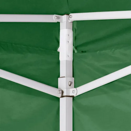 Šator za svadbe - šator za zabave 291 x 291 x 315 cm Zelena Oxford tkanina - Zelena s dvije bočne zidove Da Cijena