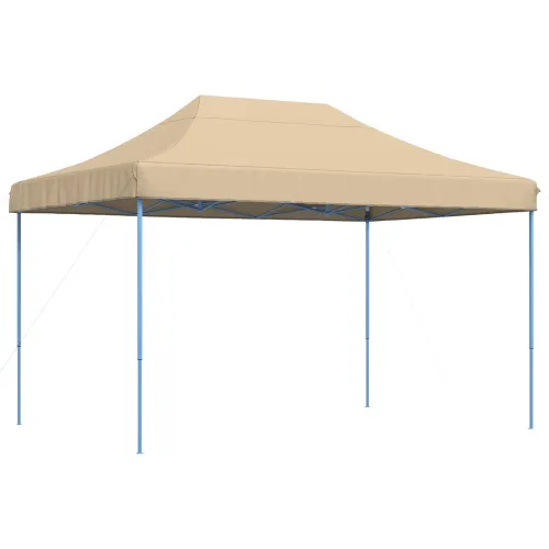 Šator za svadbe - šator za zabave 279 x 410 x 315 cm Bež Oxford tkanina - Bež Bez bočnog zida Da Cijena