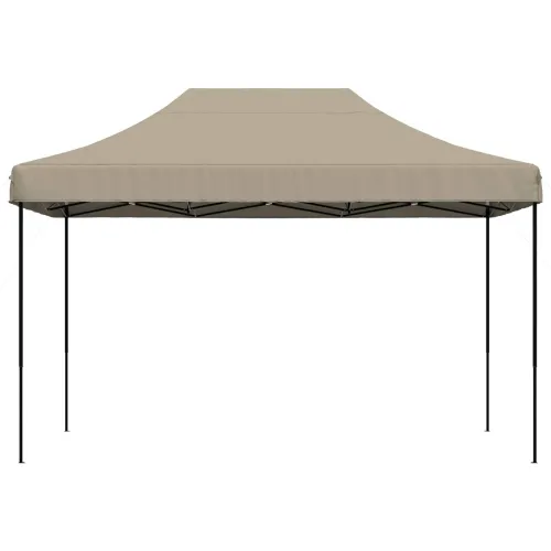 Šator za svadbe - šator za zabave 279 x 410 x 315 cm Sivosmeđa Oxford tkanina - Sivosmeđa Bez bočnog zida Da Cijena