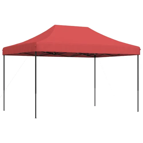 Šator za svadbe - šator za zabave 279 x 410 x 315 cm Tamno crvena Oxford tkanina - Tamno crvena Bez bočnog zida Da Cijena