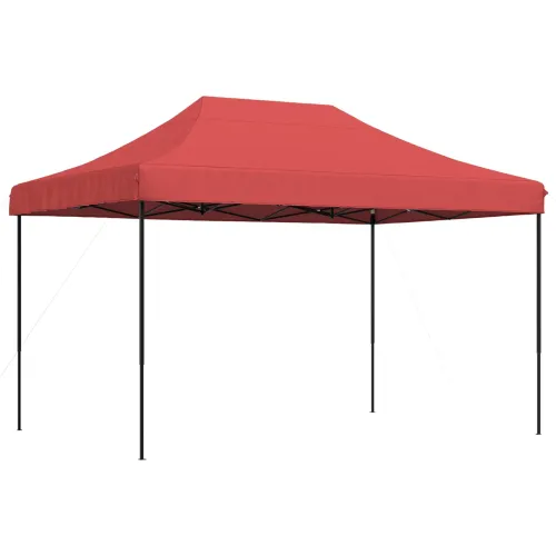 Šator za svadbe - šator za zabave 279 x 410 x 315 cm Tamno crvena Oxford tkanina - Tamno crvena Bez bočnog zida Da Cijena