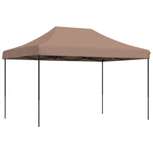 Šator za svadbe - šator za zabave 279 x 410 x 315 cm Smeđa Oxford tkanina - Smeđa Bez bočnog zida Da Cijena
