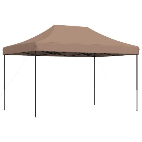 Šator za svadbe - šator za zabave 279 x 410 x 315 cm Smeđa Oxford tkanina - Smeđa Bez bočnog zida Da Cijena