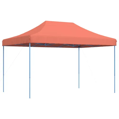 Šator za svadbe - šator za zabave 279 x 410 x 315 cm Terakota Oxford tkanina - Terakota Bez bočnog zida Da Cijena
