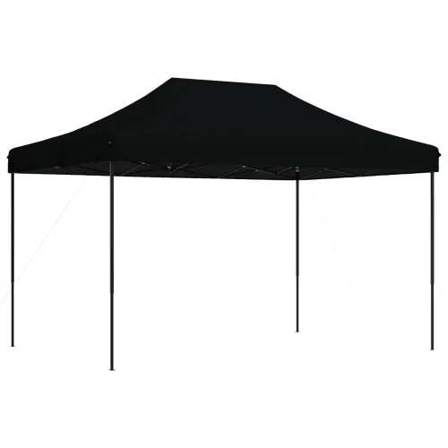 Šator za svadbe - šator za zabave 279 x 410 x 315 cm Crna Oxford tkanina - Crna Bez bočnog zida Da Cijena