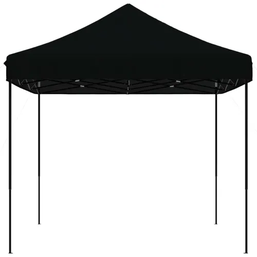 Šator za svadbe - šator za zabave 279 x 410 x 315 cm Crna Oxford tkanina - Crna Bez bočnog zida Da Cijena