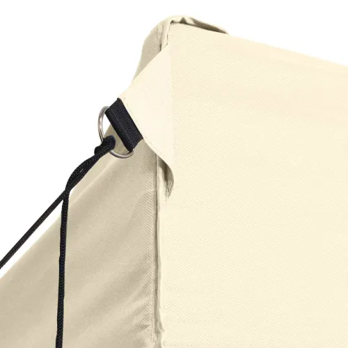 Šator za svadbe - šator za zabave 280 x 410 x 315 cm Krem Oxford tkanina - Krem s dvije bočne zidove Da Cijena