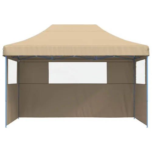 Šator za svadbe - šator za zabave 279 x 410 x 315 cm Bež Oxford tkanina - Bež s dvije bočne zidove Da Cijena