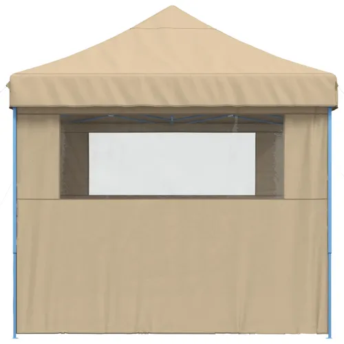 Šator za svadbe - šator za zabave 279 x 410 x 315 cm Bež Oxford tkanina - Bež s dvije bočne zidove Da Cijena