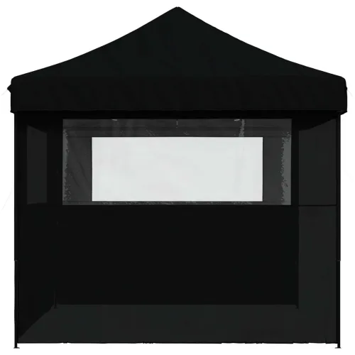 Šator za svadbe - šator za zabave 279 x 410 x 315 cm Crna Oxford tkanina - Crna s dvije bočne zidove Da Cijena