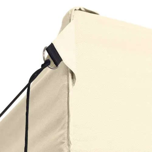 Šator za svadbe - šator za zabave 280 x 410 x 315 cm Krem Oxford tkanina - Krem s 4 bočna zida Da Cijena
