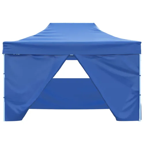 Šator za svadbe - šator za zabave 280 x 410 x 315 cm Plava Oxford tkanina - Plava s 4 bočna zida Da Cijena