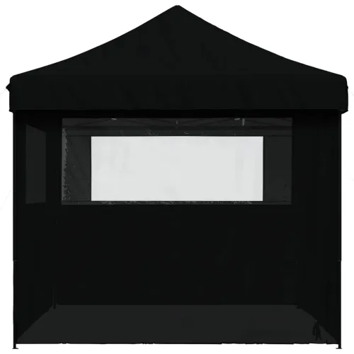 Šator za svadbe - šator za zabave 279 x 410 x 315 cm Crna Oxford tkanina - Crna s 4 bočna zida Da Cijena
