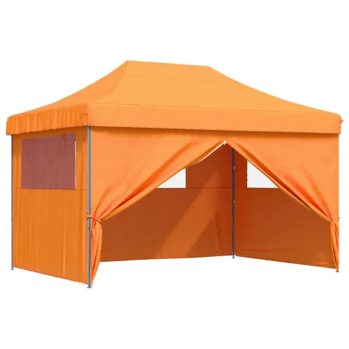 Šator za svadbe - šator za zabave 279 x 410 x 315 cm Narančasta Oxford tkanina - Narančasta s 4 bočna zida Da Cijena