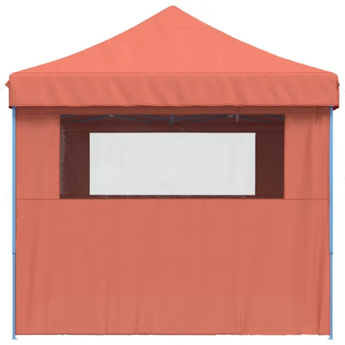 Šator za svadbe - šator za zabave 292 x 440 x 315 cm Terakota Oxford tkanina - Terakota s 4 bočna zida Da Cijena