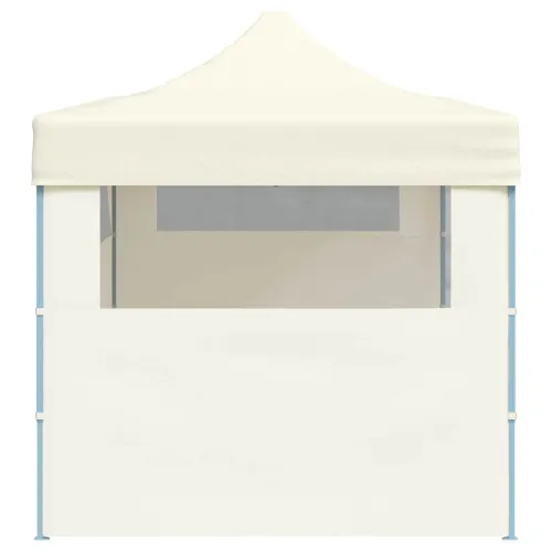Šator za svadbe - šator za zabave 291 x 580 x 315 cm Krem Oxford tkanina - Krem s dvije bočne zidove Da Cijena