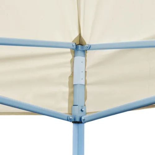 Šator za svadbe - šator za zabave 291 x 580 x 315 cm Krem Oxford tkanina - Krem s dvije bočne zidove Da Cijena