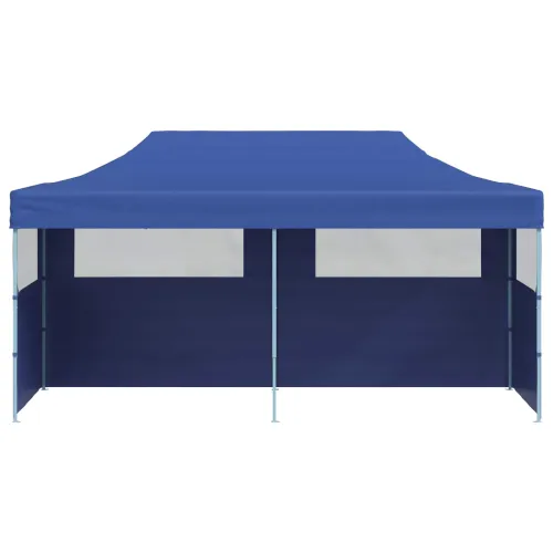 Šator za svadbe - šator za zabave 291 x 580 x 315 cm Plava Oxford tkanina - Plava s dvije bočne zidove Da Cijena