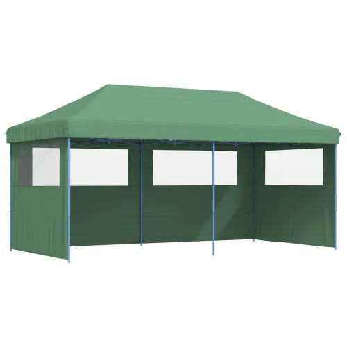 Šator za svadbe - šator za zabave 292 x 580 x 315 cm Zelena Oxford tkanina - Zelena s dvije bočne zidove Da Cijena