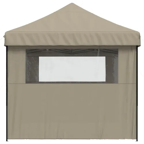 Šator za svadbe - šator za zabave 292 x 580 x 315 cm Sivosmeđa Oxford tkanina - Sivosmeđa s dvije bočne zidove Da Cijena