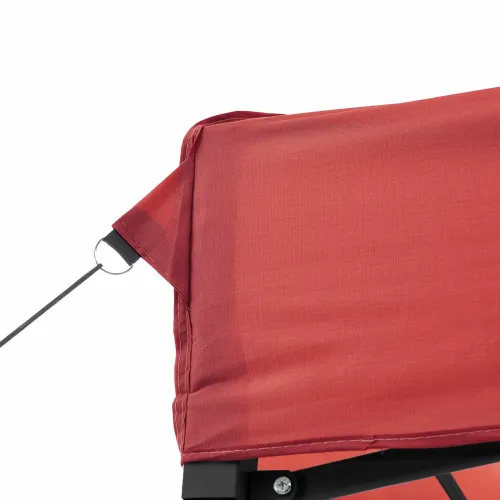 Šator za svadbe - šator za zabave 292 x 580 x 315 cm Tamno crvena Oxford tkanina - Tamno crvena s dvije bočne zidove Da Cijena
