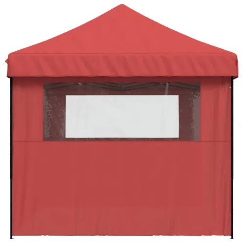 Šator za svadbe - šator za zabave 292 x 580 x 315 cm Tamno crvena Oxford tkanina - Tamno crvena s dvije bočne zidove Da Cijena