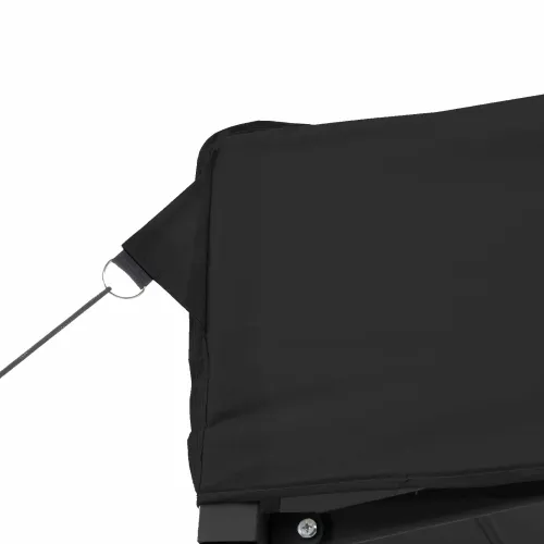 Šator za svadbe - šator za zabave 292 x 580 x 315 cm Crna Oxford tkanina - Crna s dvije bočne zidove Da Cijena