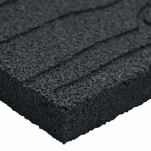 Kamen za hodanje 6 kom. Crna 60,5 x 25 x 2 cm Guma - Crna Cijena