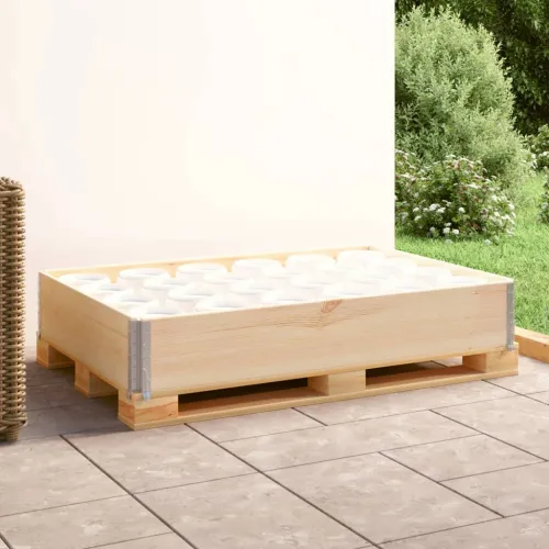 Okvir za palete 80 x 120 cm od masivne borovine - Smeđa 80 x 120 cm 1 Cijena