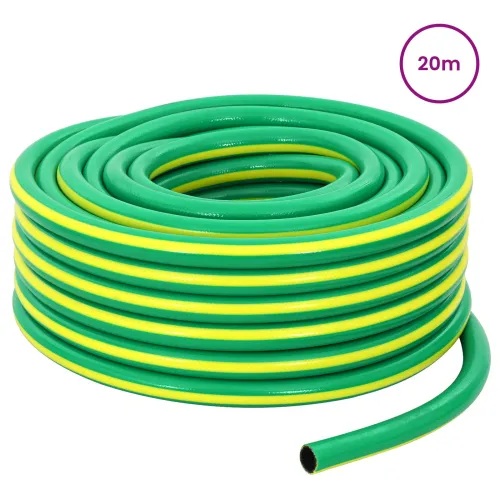 Vrtno crijevo 5-slojno Zelena i žuta 1/2’’ 20 m PVC - 20 m (1/2 inča) bez dodataka Cijena