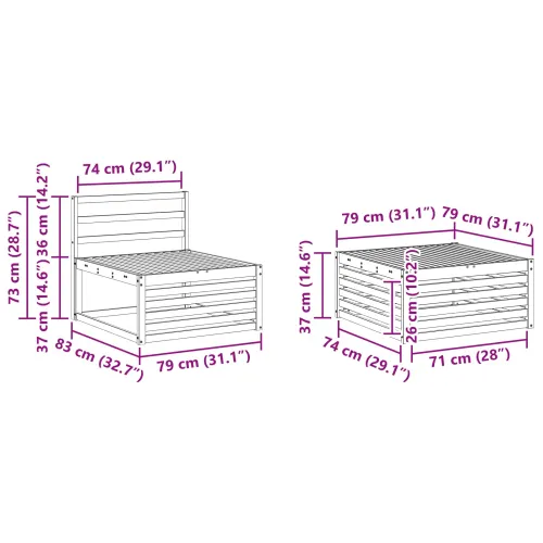 Set vanjskih sofa 5 kom. Prirodna Čvrsto drvo akacije - Prirodna Okomite letvice Cijena