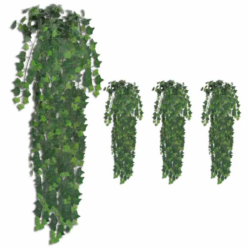 Umjetni grmovi bršljana 4 kom zeleni 90 cm - Zelena 4 Cijena