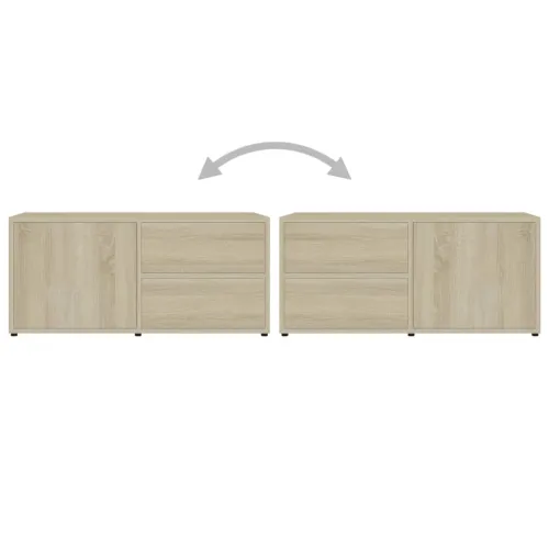 TV ormarić boja hrasta sonome 80 x 34 x 36 cm konstruirano drvo - sonoma hrast 1 Cijena