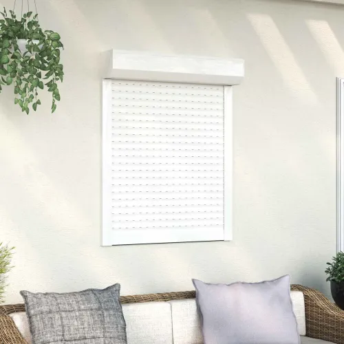 Roletna Bijeli 80 x 100 cm Aluminij i poliuretan - Bijeli 80 x 100 cm Cijena