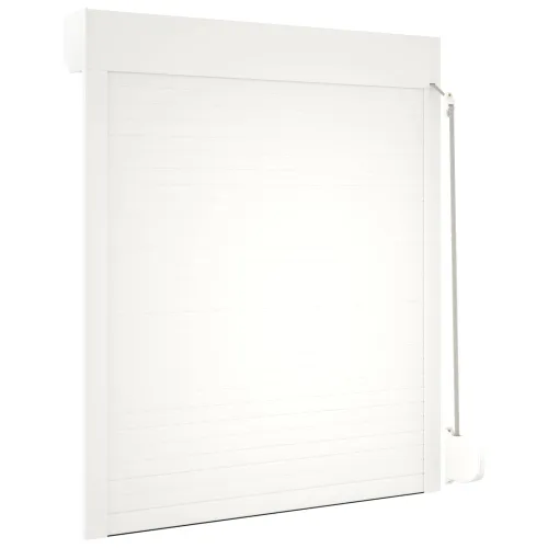 Roletna Bijeli 100 x 130 cm Aluminij i poliuretan - Bijeli 100 x 130 cm Cijena