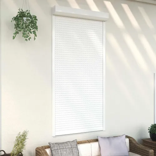 Roletna Bijeli 110 x 220 cm Aluminij i poliuretan - Bijeli 110 x 220 cm Cijena