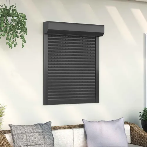 Roletna Antracit 70 x 100 cm Aluminij i poliuretan - Antracit 70 x 100 cm Cijena