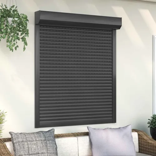 Roletna Antracit 110 x 130 cm Aluminij i poliuretan - Antracit 110 x 130 cm Cijena