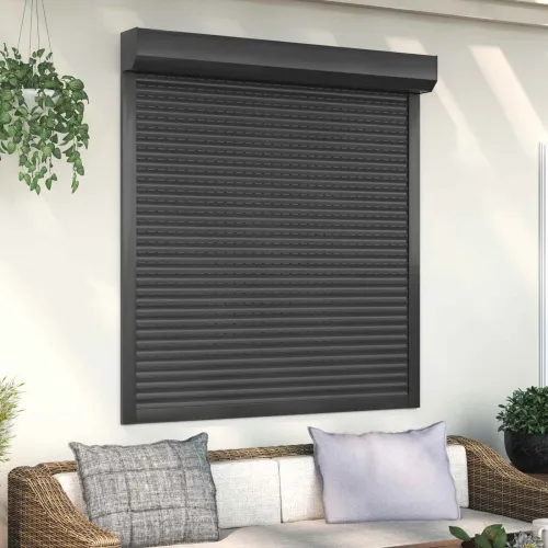 Roletna Antracit 130 x 140 cm Aluminij i poliuretan - Antracit 130 x 140 cm Cijena