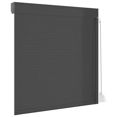 Roletna Antracit 130 x 140 cm Aluminij i poliuretan - Antracit 130 x 140 cm Cijena