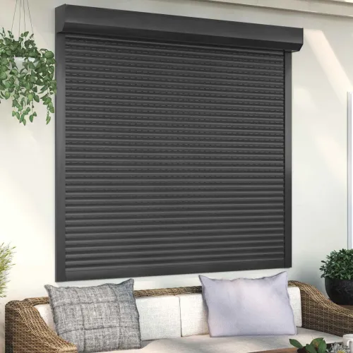 Roletna Antracit 160 x 150 cm Aluminij i poliuretan - Antracit 160 x 150 cm Cijena